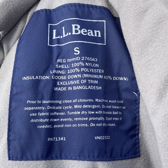 LL Bean Goose Down Puffy Vest - Picture 8 of 12